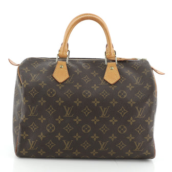 Louis Vuitton Speedy Handbag Monogram Canvas 30
