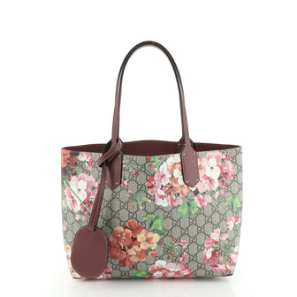 Gucci Reversible Tote Blooms GG Print Leather Small