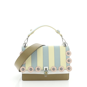 Fendi Kan I Bag Studded Leather Medium