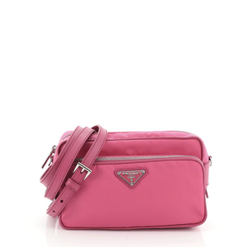 Prada Front Pocket Crossbody Bag Tessuto Small