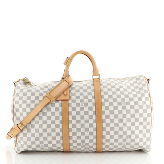 Louis Vuitton Keepall Bandouliere Bag Damier 55