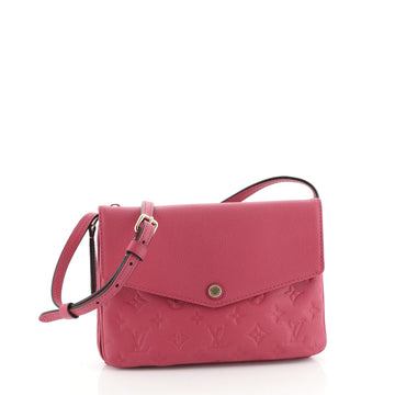 Louis Vuitton Twice Handbag Monogram Empreinte Leather