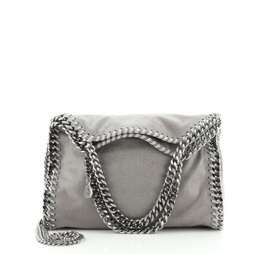 Stella McCartney Falabella Fold Over Crossbody Bag Shaggy Deer Mini
