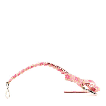 Fendi Bow Mini Strap You Short Shoulder Strap Leather with Ribbon Whipstitch