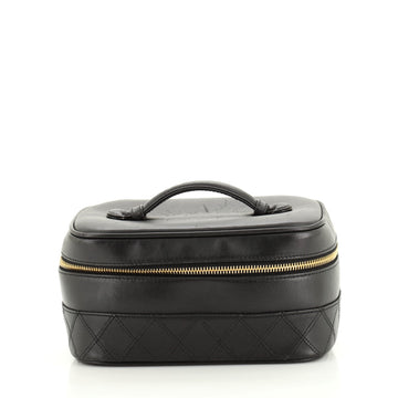 Chanel Vintage Cosmetic Case Lambskin