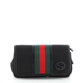 Gucci Web Waist Bag Techno Canvas