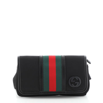 Gucci Web Waist Bag Techno Canvas