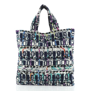 Beach Tote Printed Terry Cloth Large