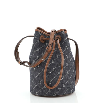 Stella McCartney Bucket Bag Monogram Canvas Mini