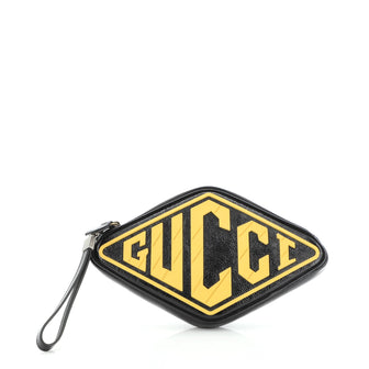 Gucci Retro Logo Wristlet Pouch Patent