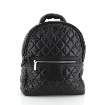 Chanel Coco Cocoon Backpack Quilted Nylon Large