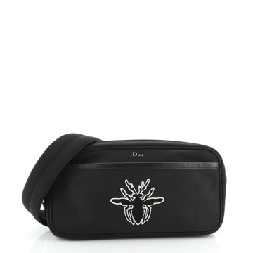 Christian Dior D-Bee Waist Bag Embroidered Nylon