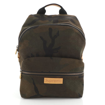 Louis Vuitton Apollo Backpack Limited Edition Supreme Camouflage Canvas