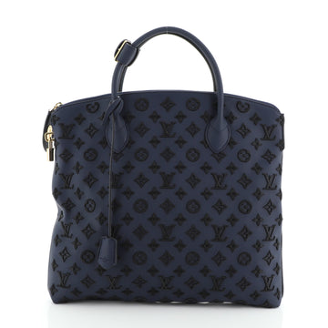 Louis Vuitton Lockit Handbag Limited Edition Monogram Addiction Rubber Vertical