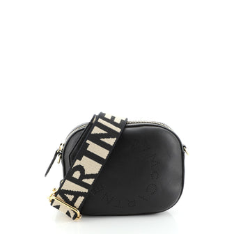 Stella McCartney Logo Bum Bag Perforated Faux Leather