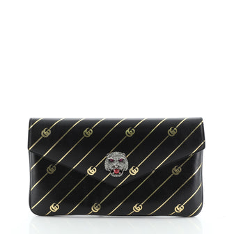 Gucci Thiara Broadway Envelope Clutch Printed Leather