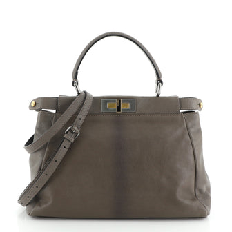 Fendi Peekaboo Bag Soft Leather Regular