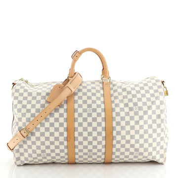 Louis Vuitton Keepall Bandouliere Bag Damier 55