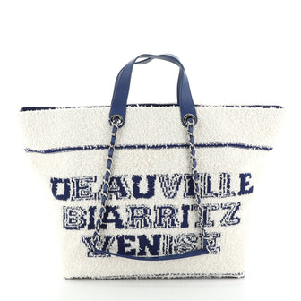 Chanel Venise Biarritz Shopping Tote Terry Cloth Large