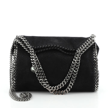 Stella McCartney Falabella Fold Over Crossbody Bag Shaggy Deer Mini