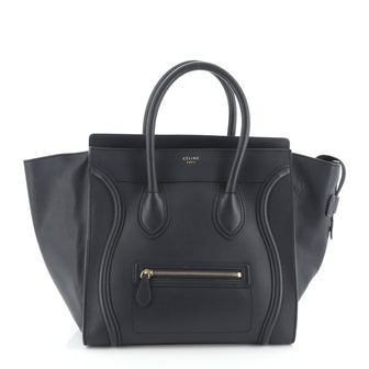 Celine Luggage Bag Smooth Leather Mini