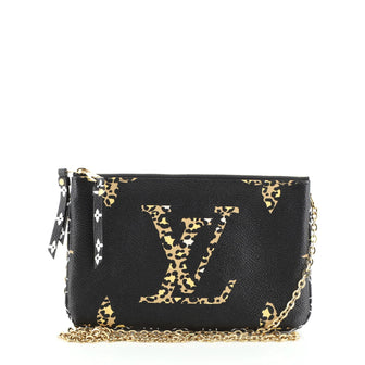 Louis Vuitton Pochette Double Zip Limited Edition Jungle Monogram Giant