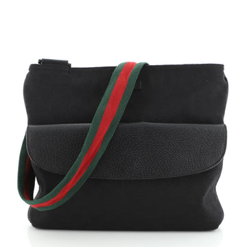 Gucci Front Pocket Messenger Bag GG Canvas Medium