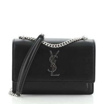 Saint Laurent Sunset Chain Wallet Leather