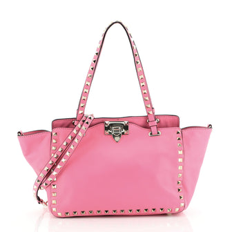 Valentino Rockstud Tote Soft Leather Small