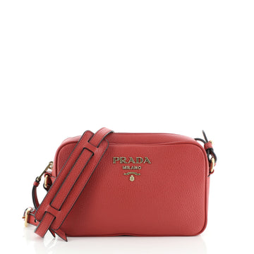 Prada Zip Crossbody Bag Vitello Daino Small