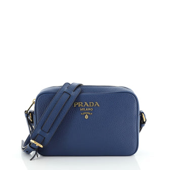 Prada Zip Crossbody Bag Vitello Daino Small