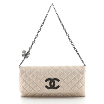 Chanel Butterfly Chain Clutch Quilted Lambskin