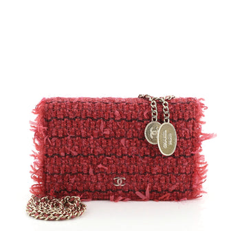 Chanel Wallet on Chain Fringe Tweed