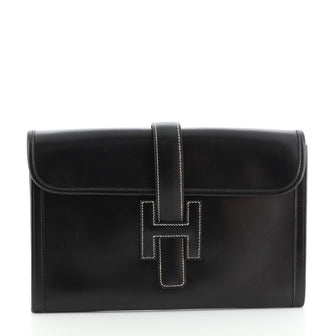 Hermes Jige Clutch Box Calf PM