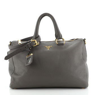 Prada Convertible Boston Bag Vitello Daino Medium