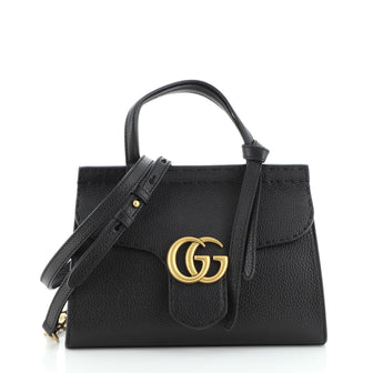 Gucci GG Marmont Top Handle Bag Leather Mini