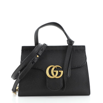Gucci GG Marmont Top Handle Bag Leather Mini
