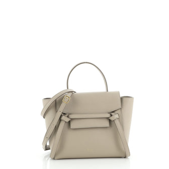 Celine Belt Bag Textured Leather Nano