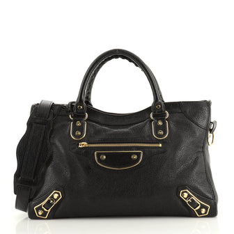 Balenciaga City Classic Metallic Edge Bag Leather Medium