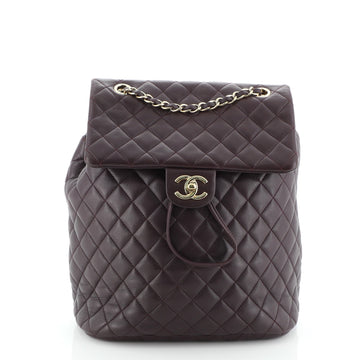 Chanel Urban Spirit Backpack Quilted Lambskin Large