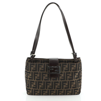 Fendi Vintage Pocket Tote Zucca Canvas Small