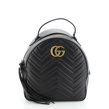 Gucci GG Marmont Backpack Matelasse Leather Small