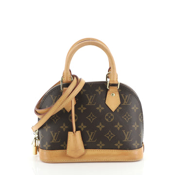 Louis Vuitton Alma Handbag Monogram Canvas BB