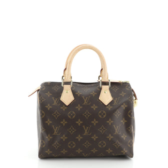 Louis Vuitton Speedy Handbag Monogram Canvas 25