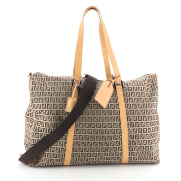 Fendi Vintage Convertible Duffle Bag Zucchino Canvas Large