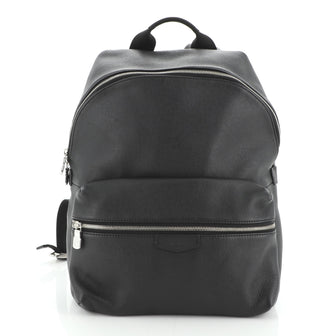 Black Taiga Leather Discovery PM Backpack