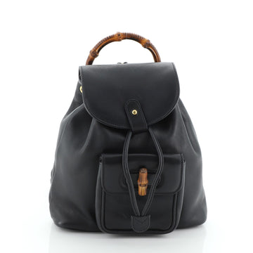 Gucci Vintage Bamboo Backpack Leather Mini