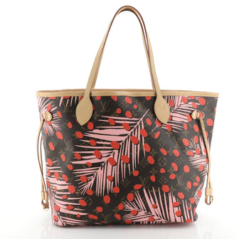 Louis Vuitton Neverfull NM Tote Limited Edition Monogram Jungle Dots MM