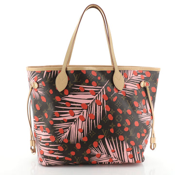Louis Vuitton Neverfull NM Tote Limited Edition Monogram Jungle Dots MM