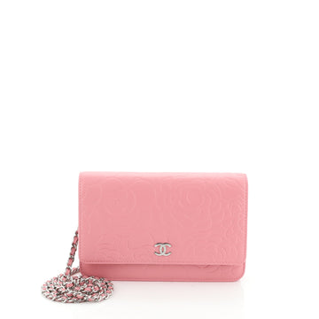 Chanel Wallet on Chain Camellia Lambskin